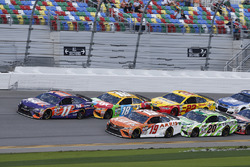 Denny Hamlin, Joe Gibbs Racing Toyota, Daniel Suarez, Joe Gibbs Racing Toyota