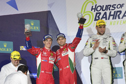 Podium LMGTE Pro : deuxième place #51 AF Corse Ferrari 488 GTE: Gianmaria Bruni, James Calado