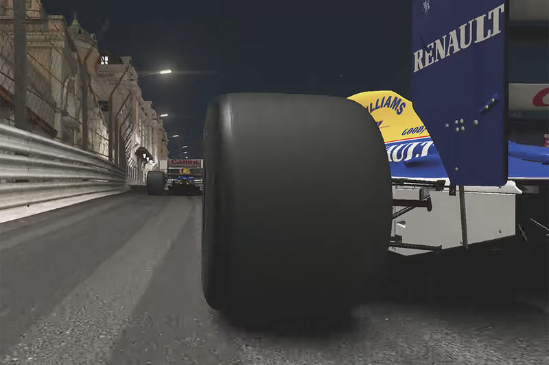 Williams clássica em Mônaco à noite
