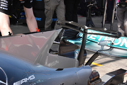 Detail sirip hiu Mercedes AMG F1 W08
