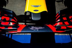 Le logo Aston Martin sur la Red Bull Racing RB12