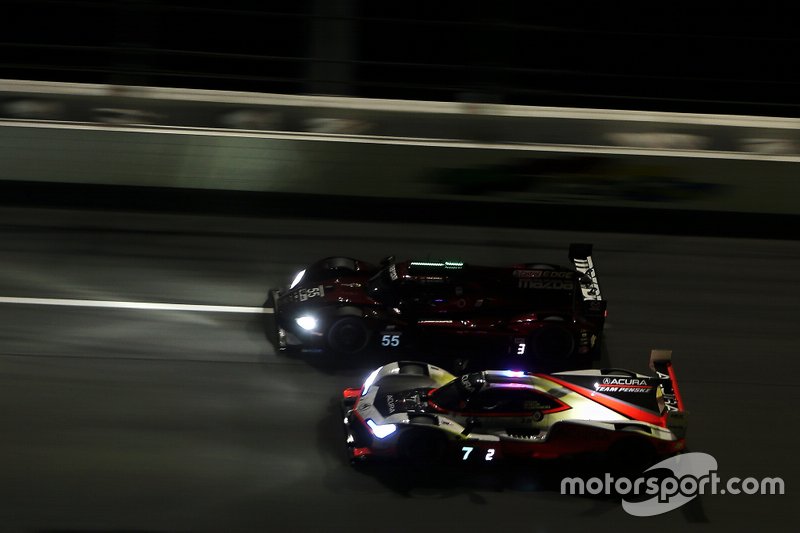 #7 Acura Team Penske Acura DPi, DPi: Еліо Кастроневес, РІкі Тейлор, Алекс Россі, #55 Mazda Team Joest Mazda DPi: Джонатан Бомаріто, Гаррі Тінкнелл, Олів'є Пла
