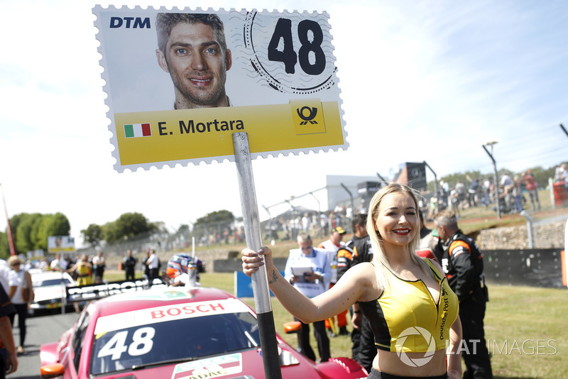 Grid girl of Edoardo Mortara, Mercedes-AMG Team HWA