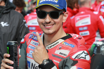 Le poleman Jorge Lorenzo, Ducati Team