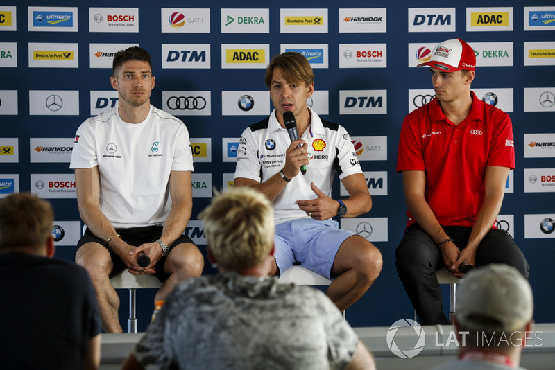 Edoardo Mortara, Mercedes-AMG Team HWA, Augusto Farfus, BMW Team RMG and Nico Müller, Audi Sport Team Abt Sportsline