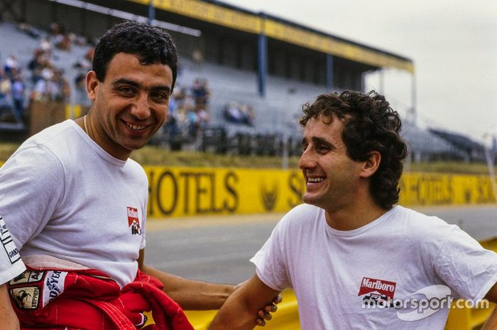 Michele Alboreto, Ferrari, Alain Prost, McLaren