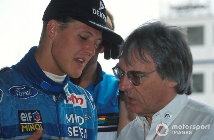 Michael Schumacher, Benetton, Bernie Ecclestone