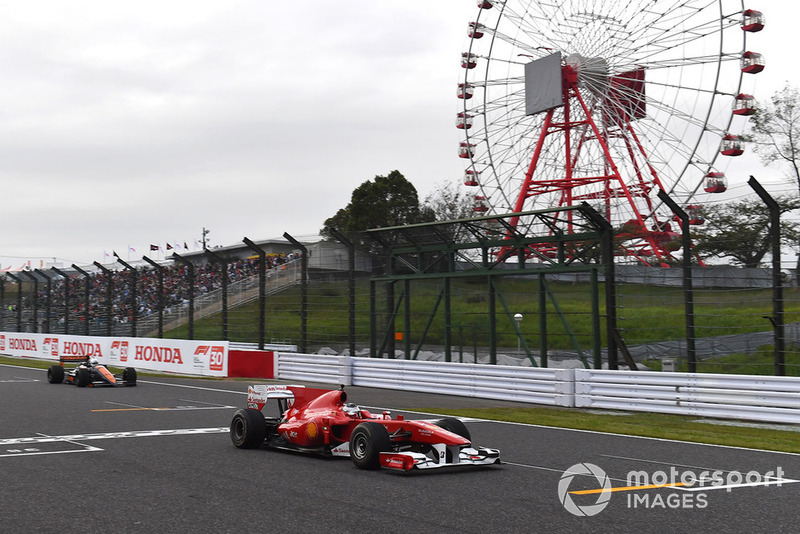Ferrari at Legends F1 30th Anniversary Lap Demonstration