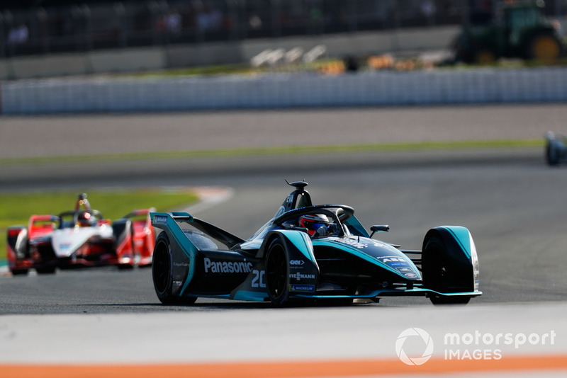 Mitch Evans, Panasonic Jaguar Racing, Jaguar I-Type 3, Pascal Wehrlein, Mahindra Racing, M5 Electro