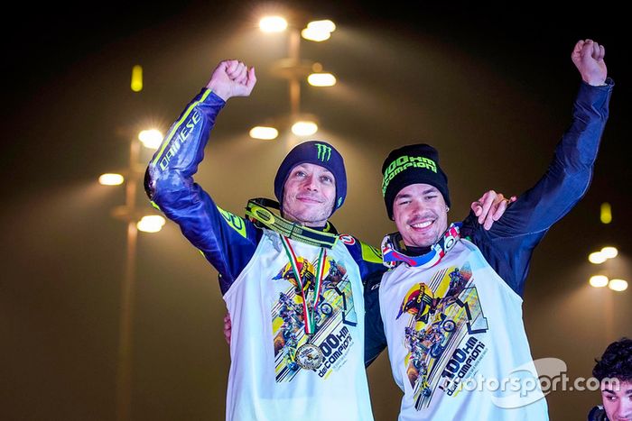 Valentino Rossi y Franco Morbidelli 