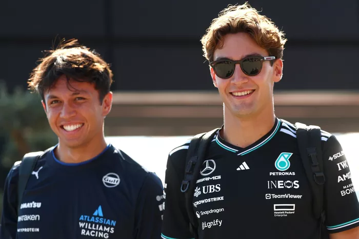 Alex Albon, Williams, George Russell, Mercedes