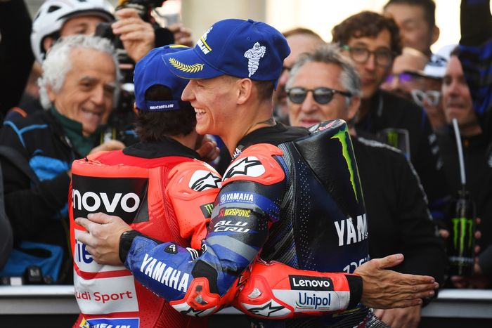 Fabio Quartararo, Yamaha Factory Racing, Marc Marquez, Ducati Team

