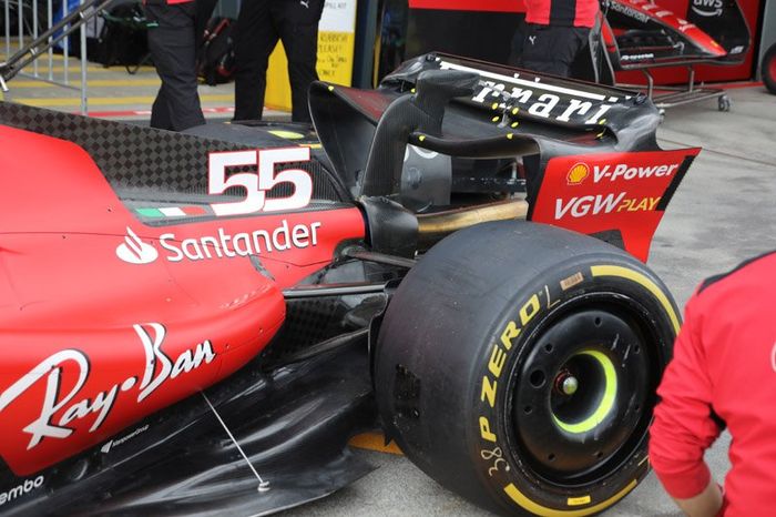 Detalle trasero del Ferrari SF-23