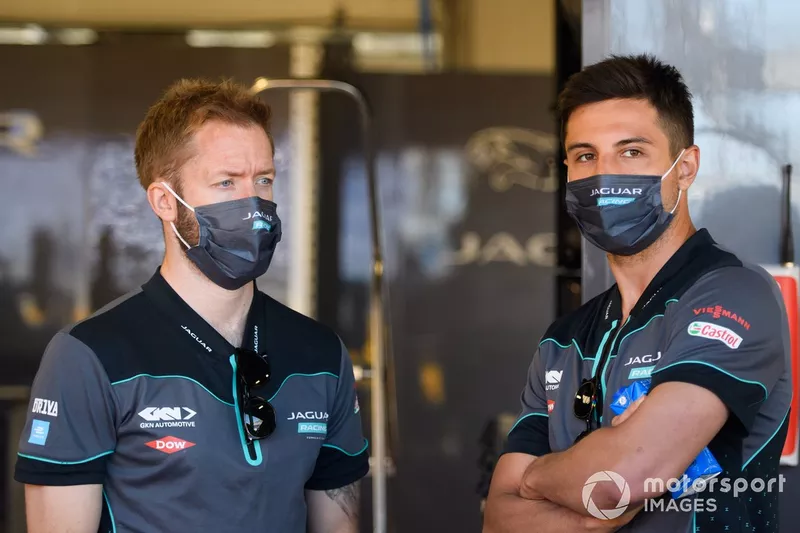Sam Bird, Jaguar Racing, Mitch Evans, Jaguar Racing