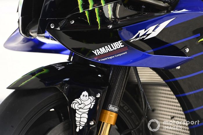 Detalle de la moto Yamaha Factory Racing