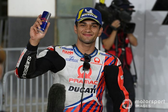 Ganador de la pole Jorge Martin, Pramac Racing parc ferme