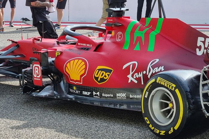 Detalle del Ferrari SF21