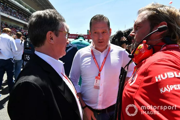 Joe Verstappen con Gino Rosato, Ferrari