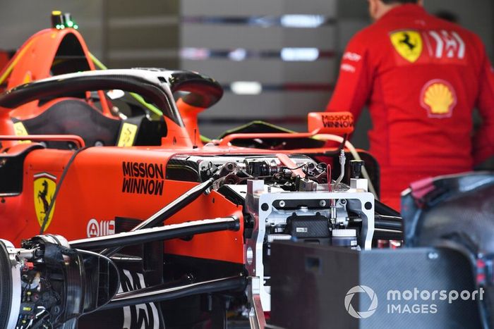 Zona delantera del Ferrari SF90