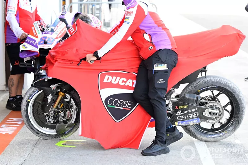 Jorge Martin, Pramac Racing vélo accidenté