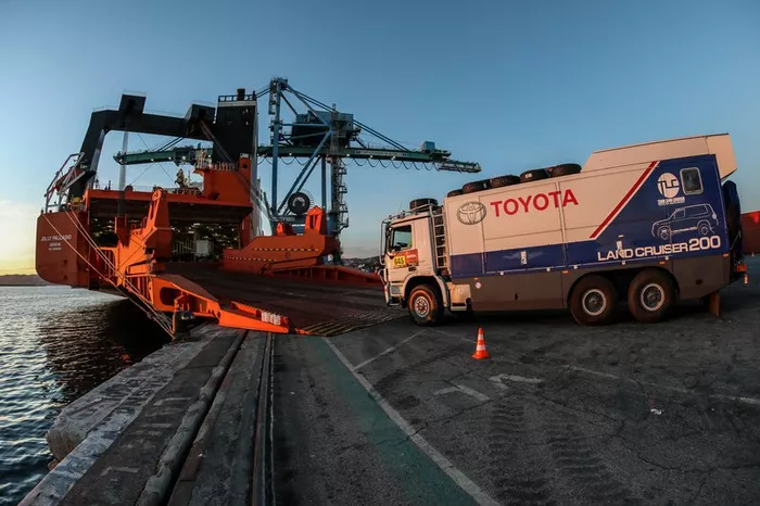 Embarque en Marsella del Dakar 2020