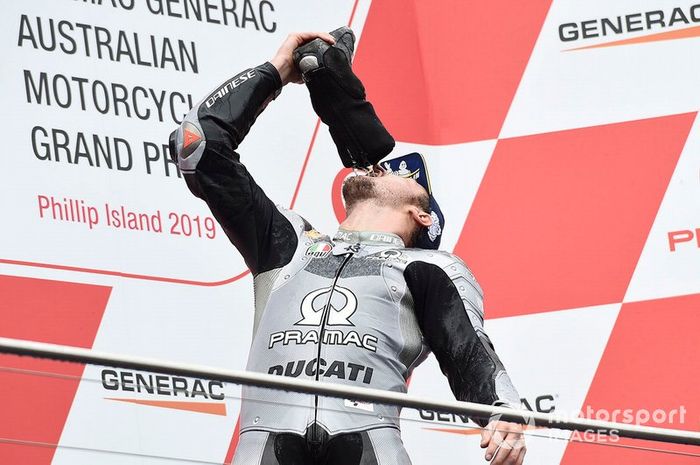 Jack Miller, Pramac Racing, drinking from his boot