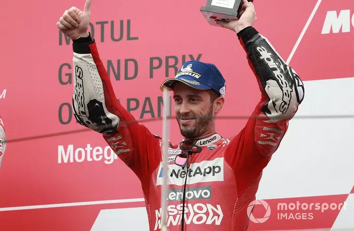 Podio: el tercer clasificado, Andrea Dovizioso, Ducati Team