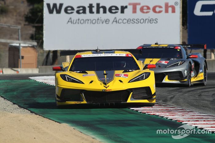#3 Corvette Racing Corvette C8.R, GTLM: Antonio Garcia, Jordan Taylor, #4 Corvette Racing Corvette C8.R, GTLM: Oliver Gavin, Tommy Milner