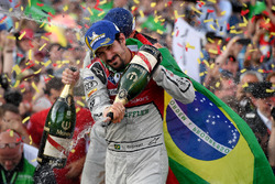 Jean-Eric Vergne, Techeetah, places 3rd, Lucas di Grassi, Audi Sport ABT Schaeffler, places 2nd, Daniel Abt, Audi Sport ABT Schaeffler, wins the Berlin ePrix