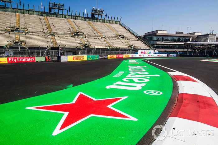 Detalle del circuito del Autódromo Hermanos Rodríguez