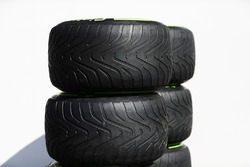 Pirelli tyres in the paddock