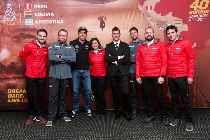 Romain Grabowski, Tobias Henschel, Nani Roma, Leslie Raiwoit, Marc Coma, Marcus Walcher, Joseph Charlot, Camilo Polimeni Solis, Olivier Pain y Marc Coma
