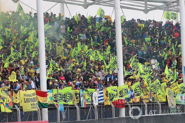 Los fans de Rossi son mayoría absoluta en el Gran Premio de Argentina