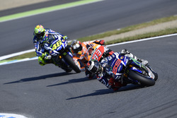 Jorge Lorenzo, Yamaha Factory Racing; Marc Marquez, Repsol Honda Team; Valentino Rossi, Yamaha Facto