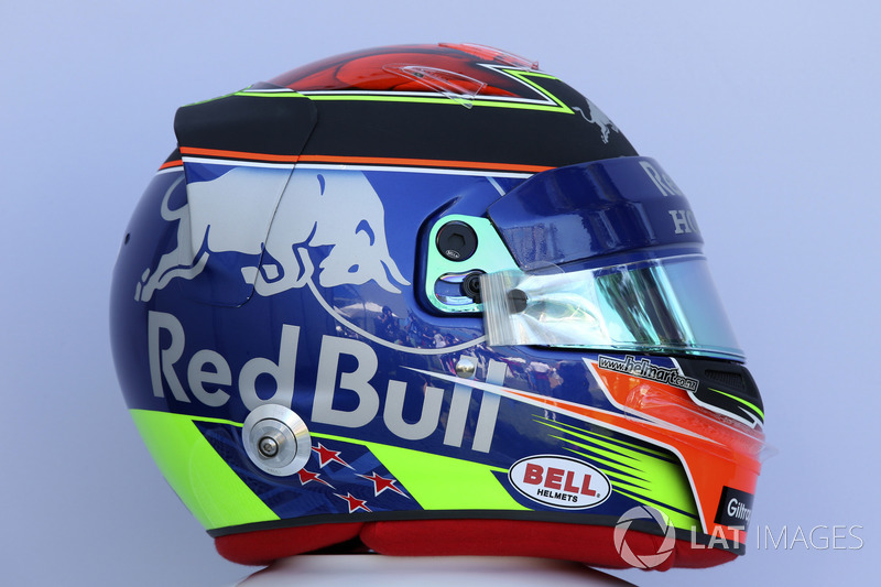 Brendon Hartley, Scuderia Toro Rosso helmet