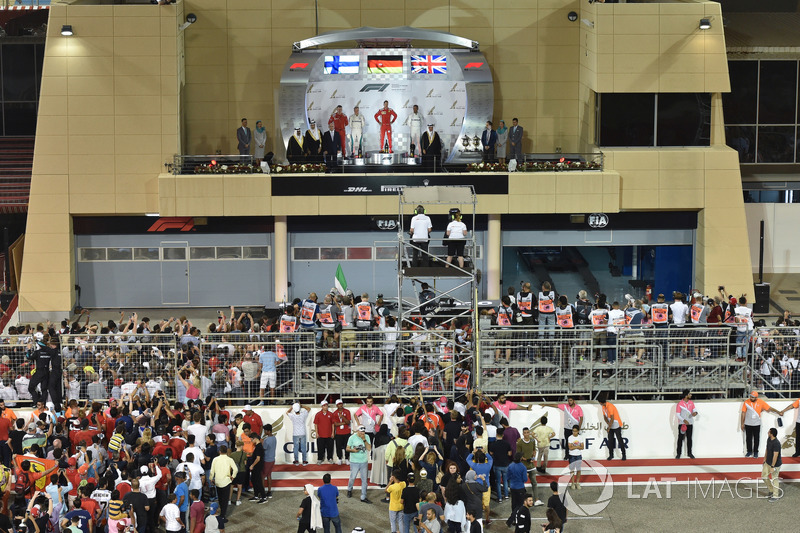 Podium ceremony