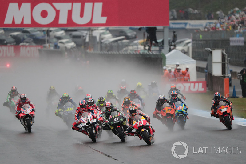 Marc Marquez, Repsol Honda Team al comando alla partenza