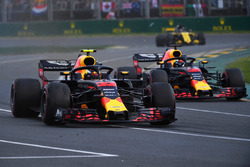 Max Verstappen, Red Bull Racing RB14 et Daniel Ricciardo, Red Bull Racing RB14