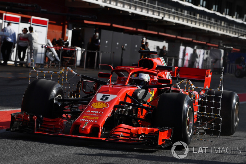 Sebastian Vettel, Ferrari SF71H aero sensörü