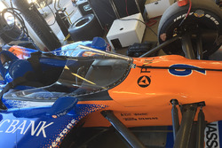 Scott Dixon, Chip Ganassi Racing Honda teste le nouveau pare-brise