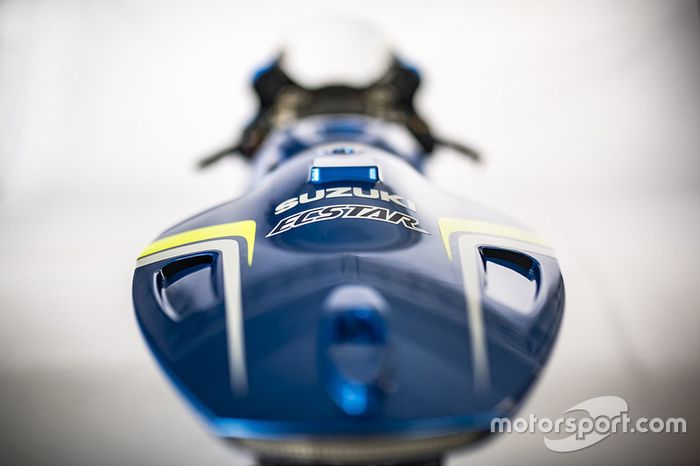Detalle de la Suzuki GSX-RR 2018, Team Suzuki MotoGP