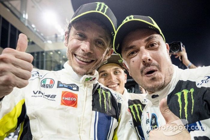 Valentino Rossi y Alessio Salucci