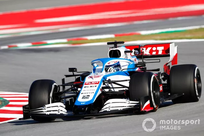 2020: Williams FW43 en pretemporada
