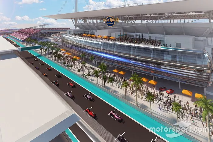 Illustraties circuit Miami 