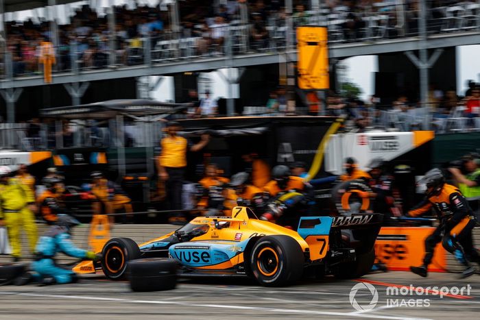 Felix Rosenqvist, Arrow McLaren SP Chevrolet, Pit Stop