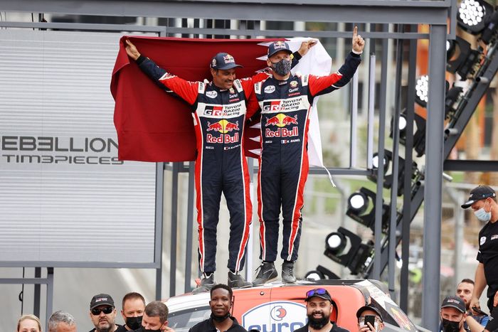 #201 Toyota Gazoo Racing Toyota: Nasser Al-Attiyah, Matthieu Baumel