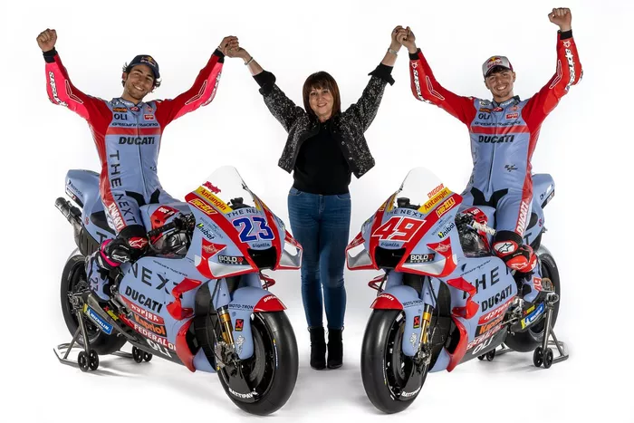 Enea Bastianini, Fabio Di Giannantonio, Gresini Racing with Nadia Padovani