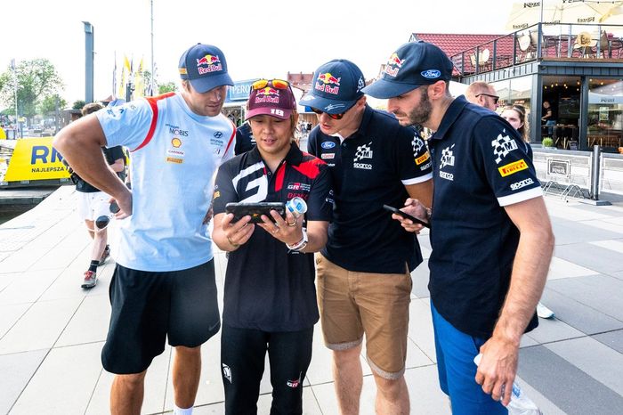 Andreas Mikkelsen, Hyundai World Rally Team, Takamoto Katsuta, Toyota Gazoo Racing WRT, Adrien Fourmaux, Alexandre Coria, M-Sport Ford World Rally Team.