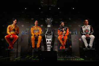 Finalteilnehmer der Monster Energy NASCAR Cup Series 2018: Joey Logano, Kyle Busch, Martin Truex Jr., Kevin Harvick