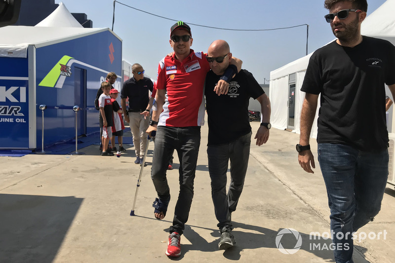 Травмований Хорхе Лоренсо, Ducati Team